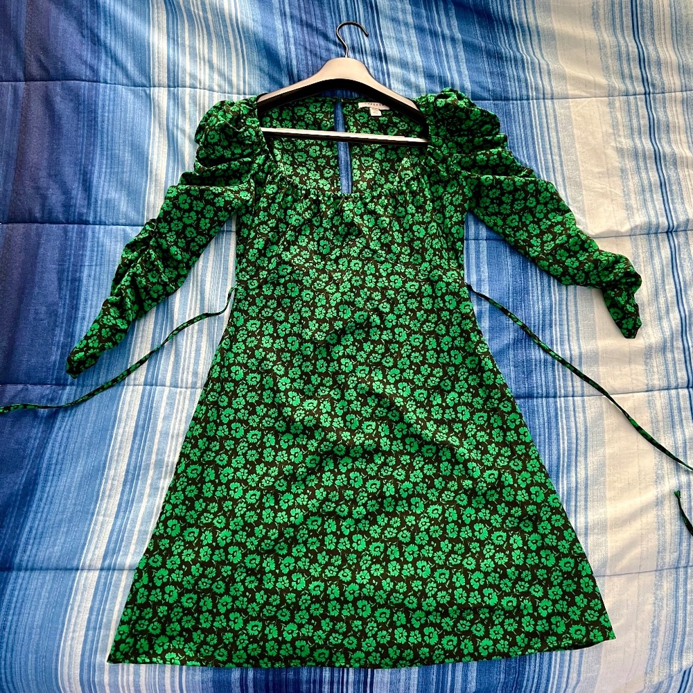 Long sleeve flower dress